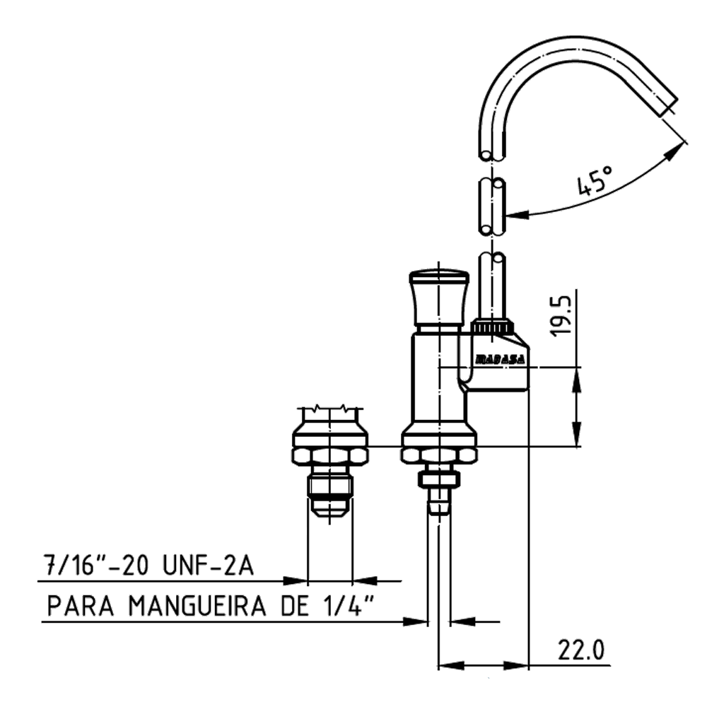 torneira compacta copo ilustrativa 2